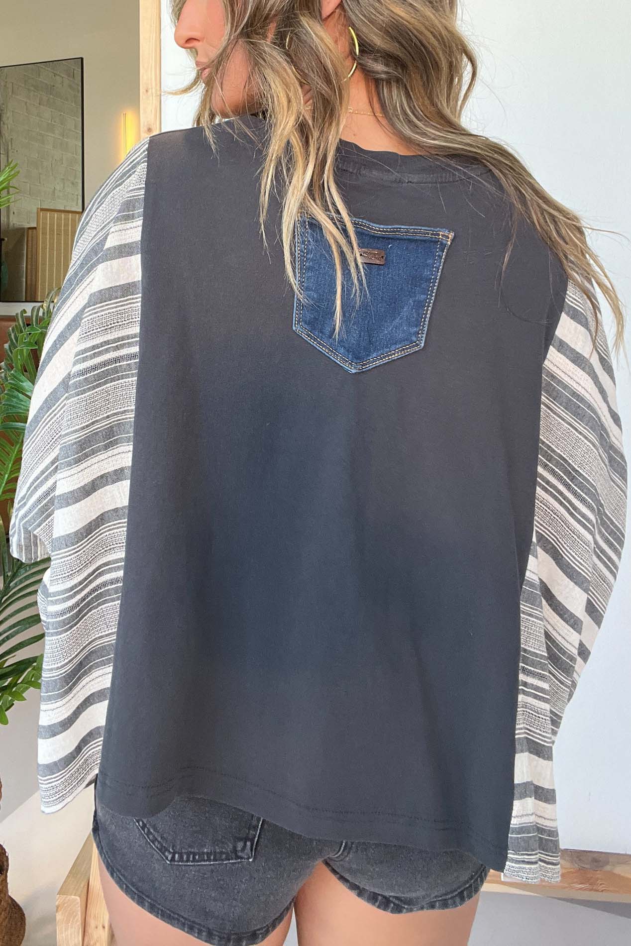 AC/DC Mix & Match Tee Black Stripe