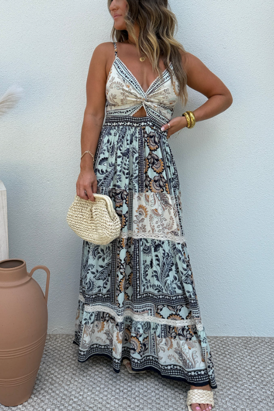 Moonlight Breeze Suspenders Maxi Dress