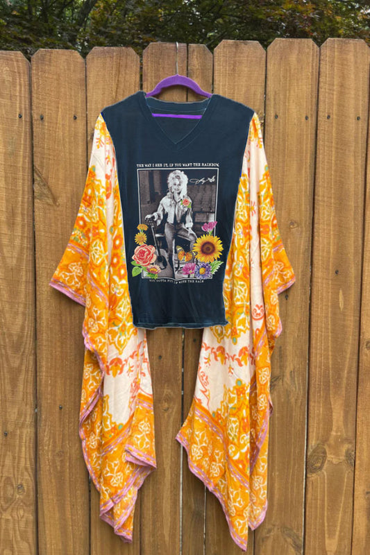 Dolly Parton V-neck Mix & Match Tee (No Patch)