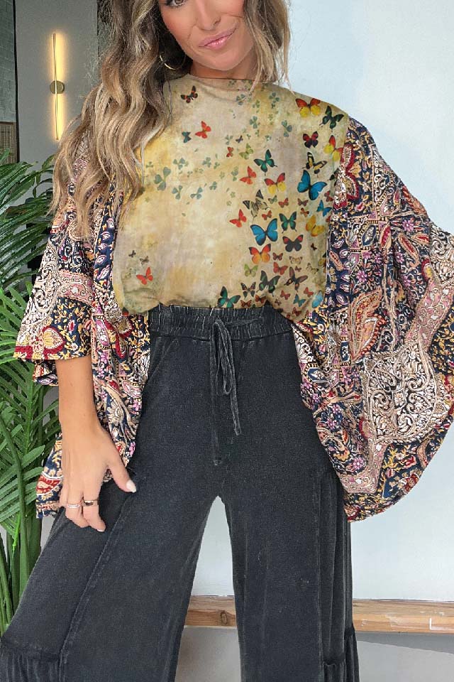 Butterfly Mix & Match Tee(No Patch)