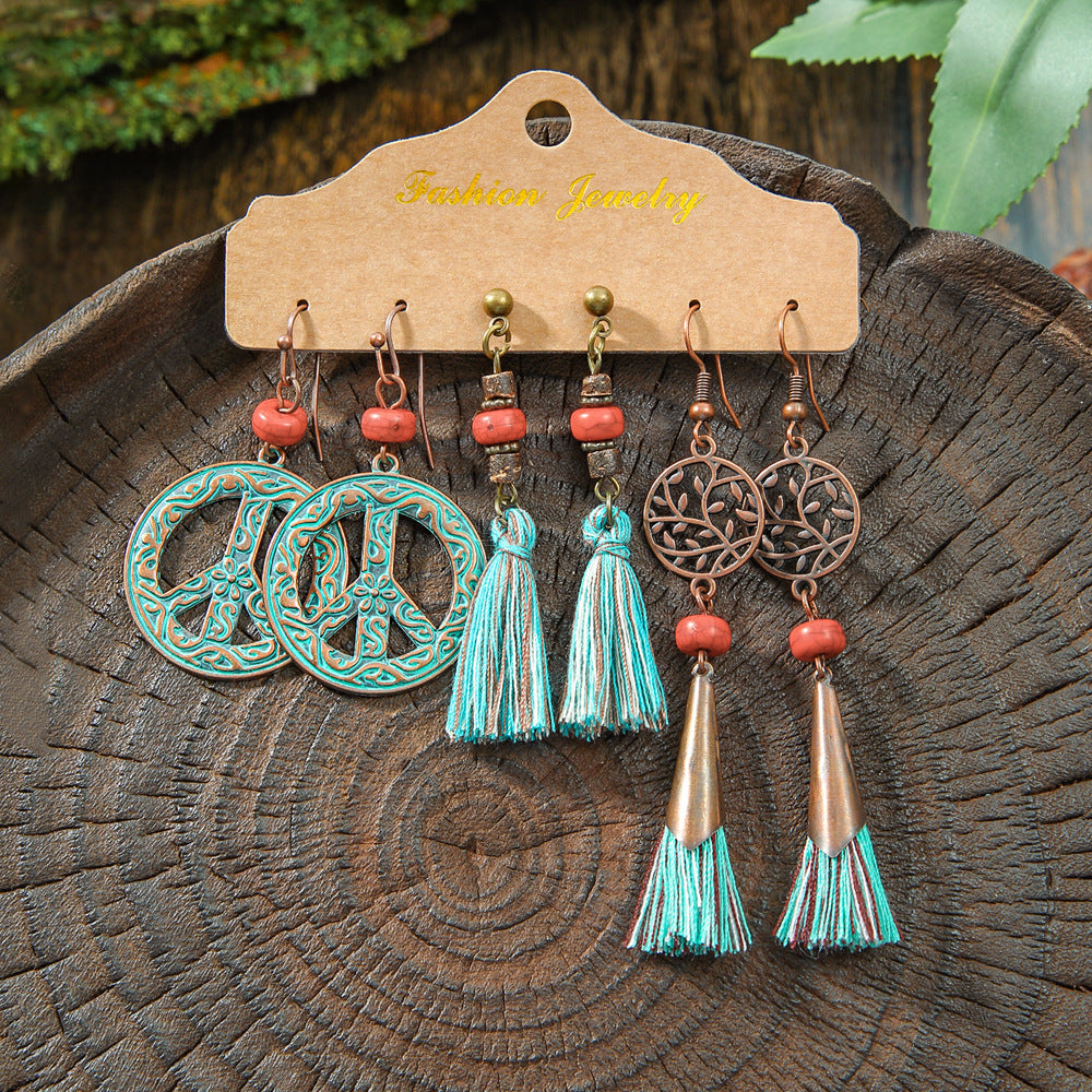 Retro Alloy Earrings