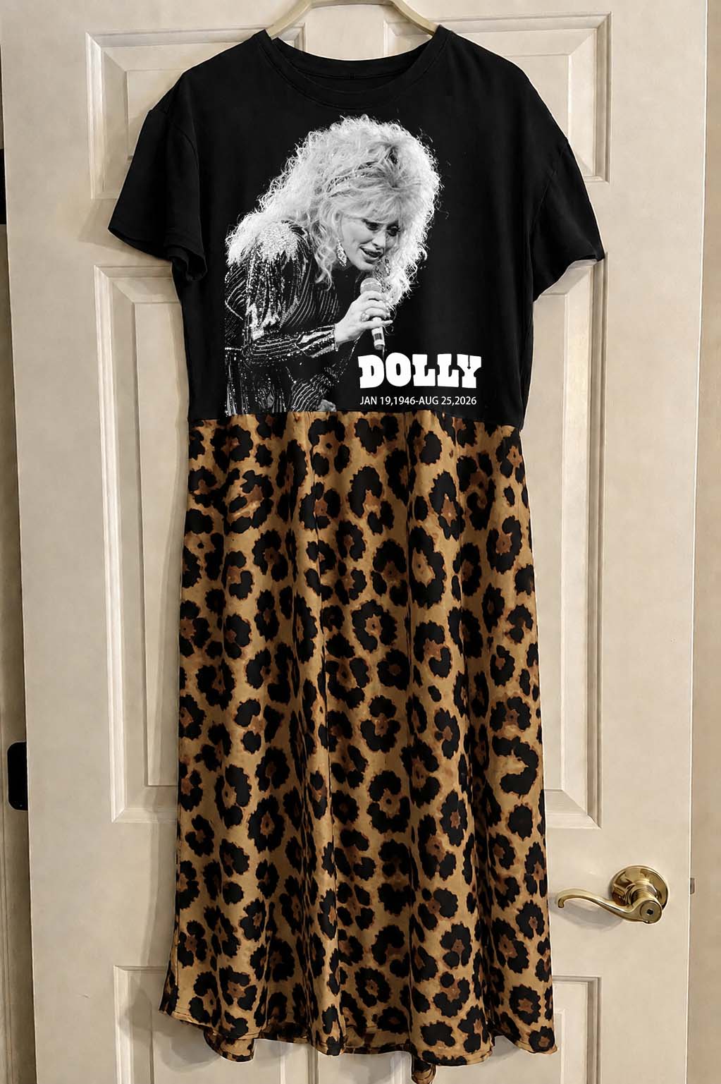 Dolly Parton Paneled Dress