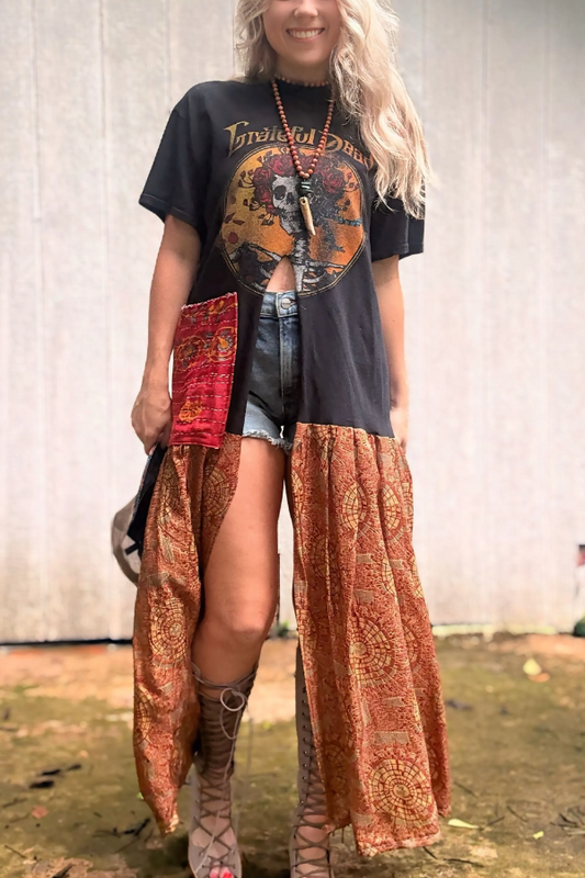 The Grateful Dead Double Split Maxi Tee