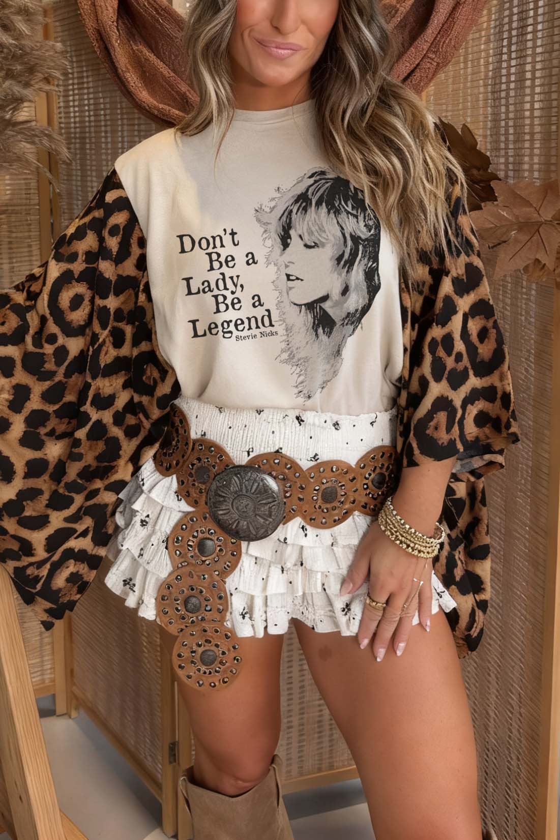 Stevie Nicks Print Mix & Match Tee(No Patch)