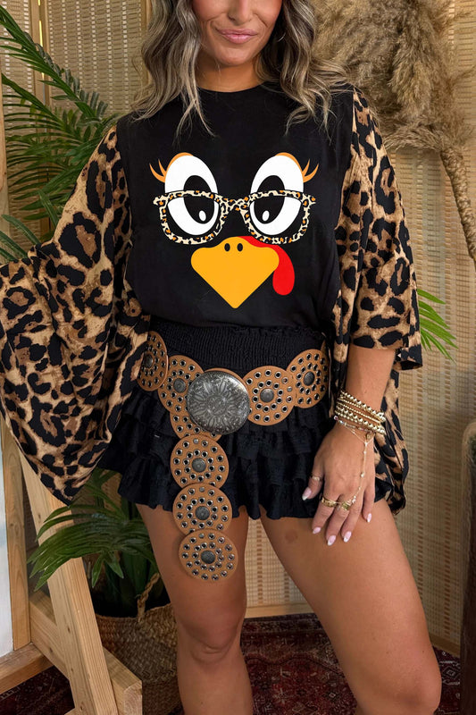 Thanksgiving Day Print Mix & Match Tee(No Patch)