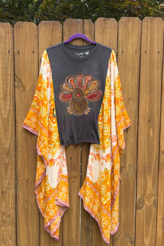 Cute Turkey Fall  Mix & Match Tee