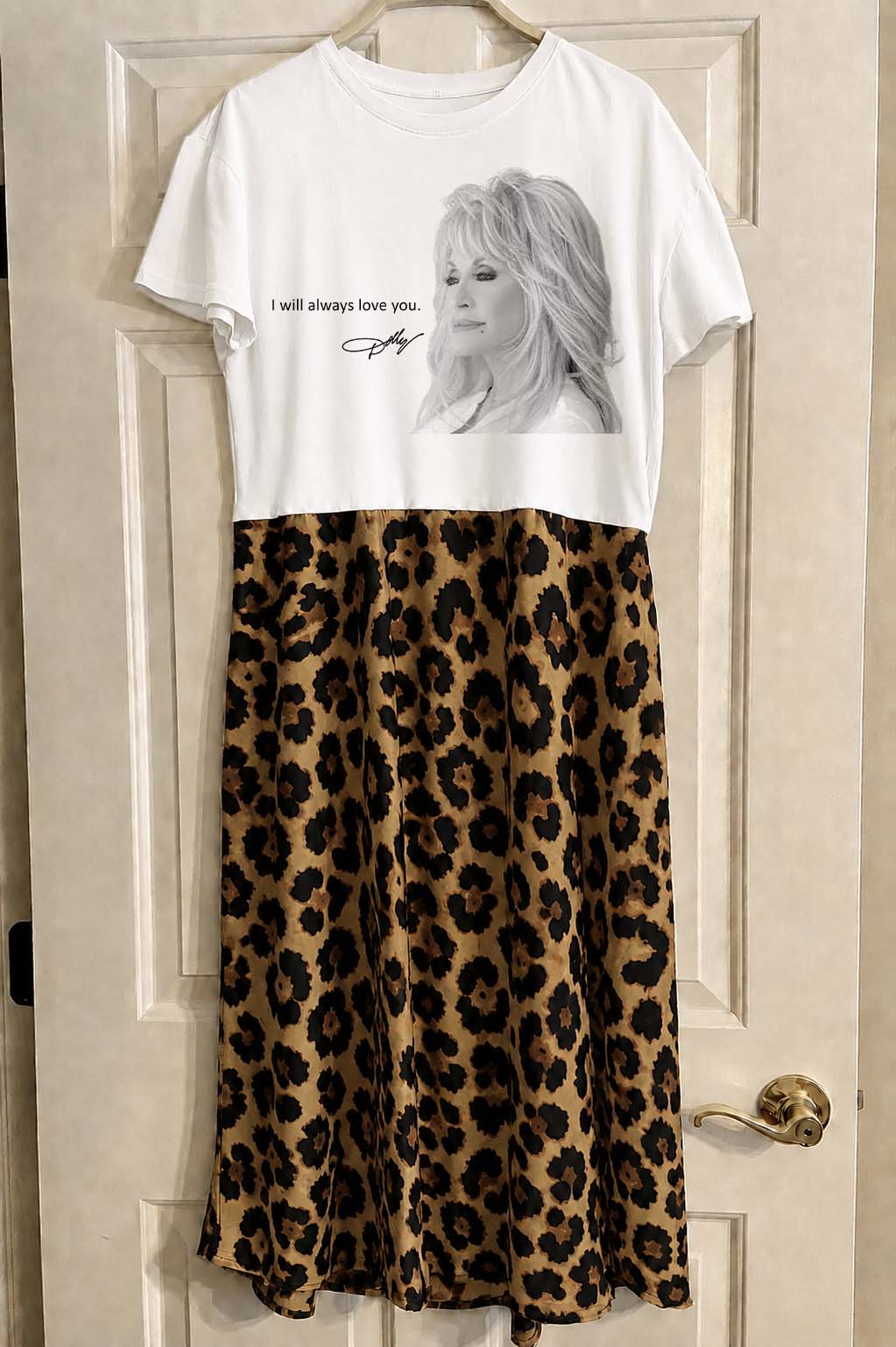 Dolly Parton Paneled Dress