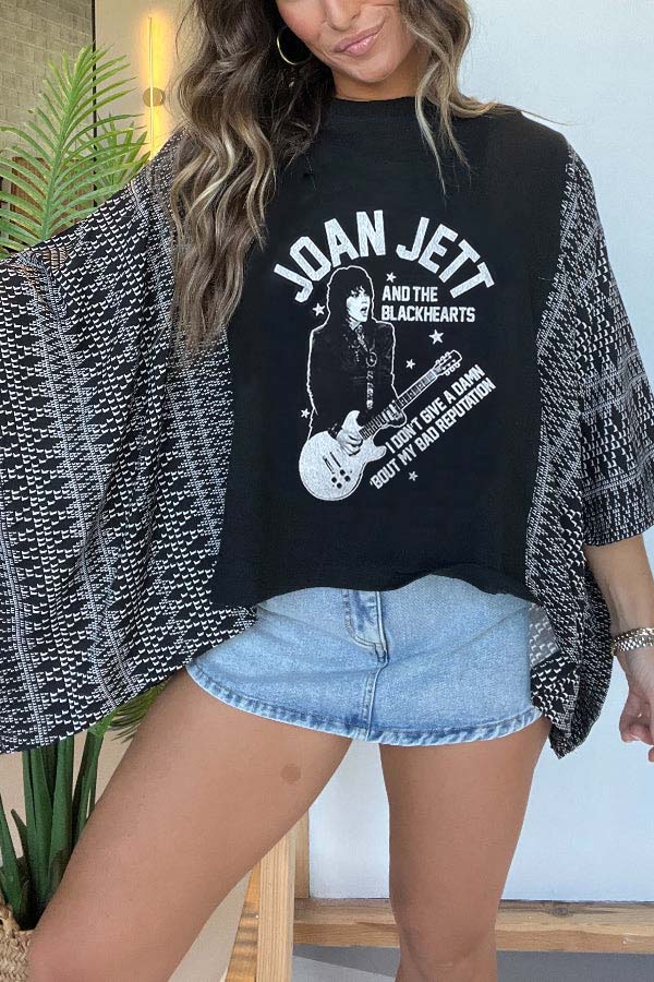 Joan Jett Mix & Match Tee(No Patch)