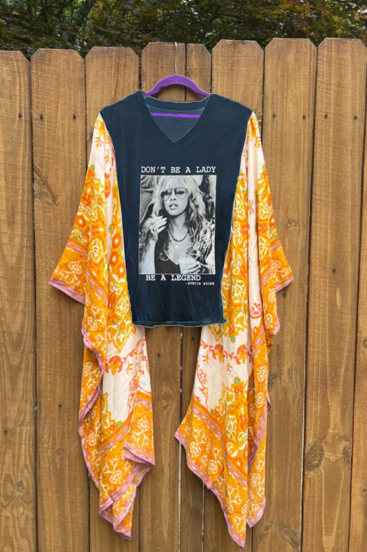 Don't Be a Lady Be aLegend V-neck Mix & Match Tee (No Patch)