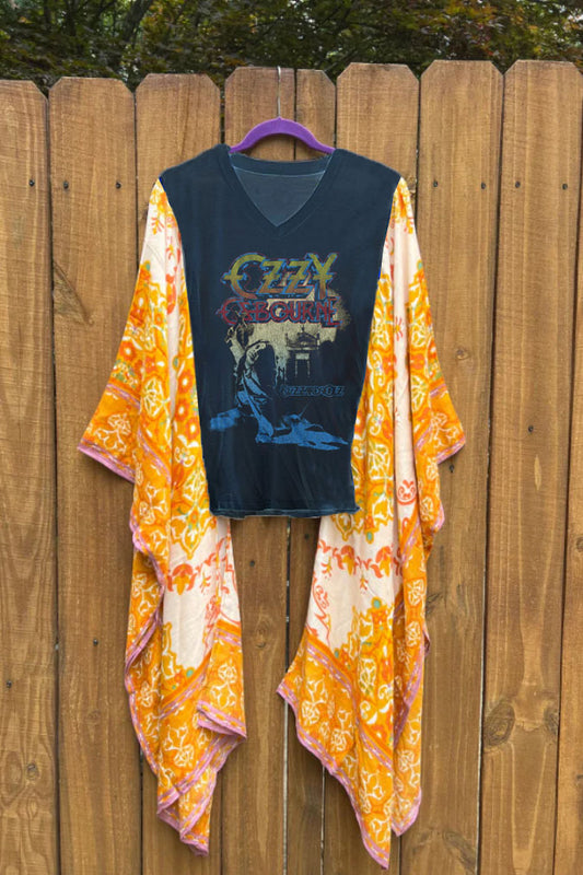 Ozzy Osbourne V-neck Mix & Match Tee (No Patch)