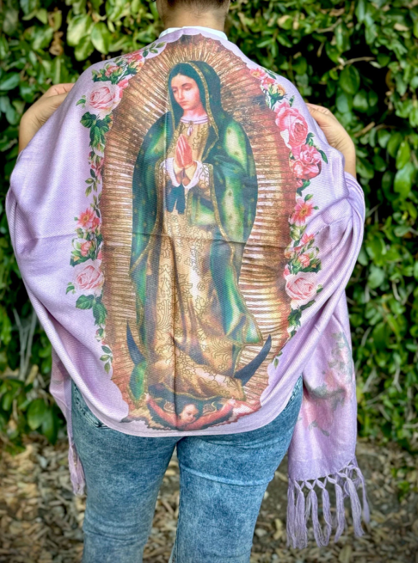 Floral Shawl from Mexico