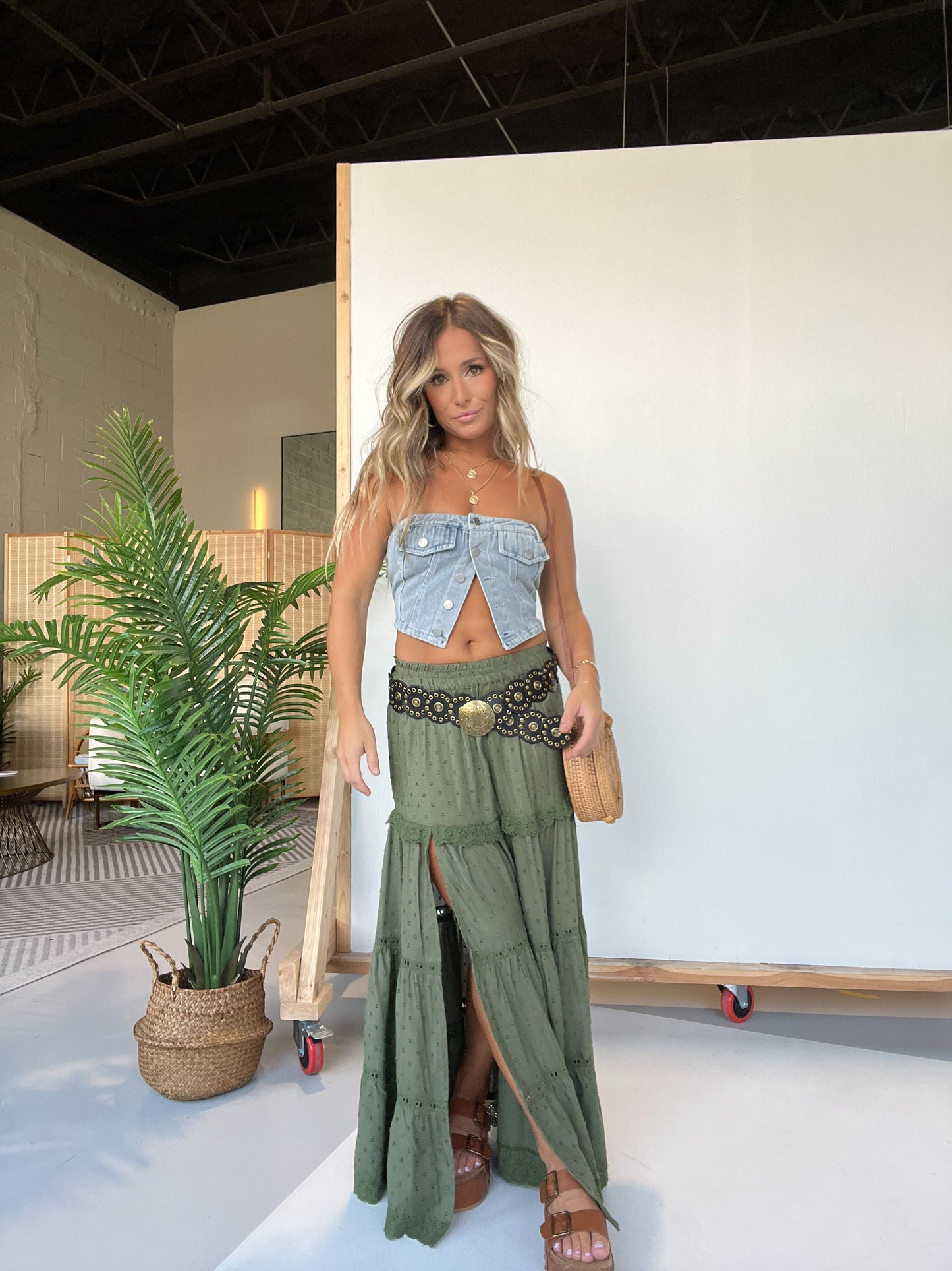 Make Waves Maxi Skirt