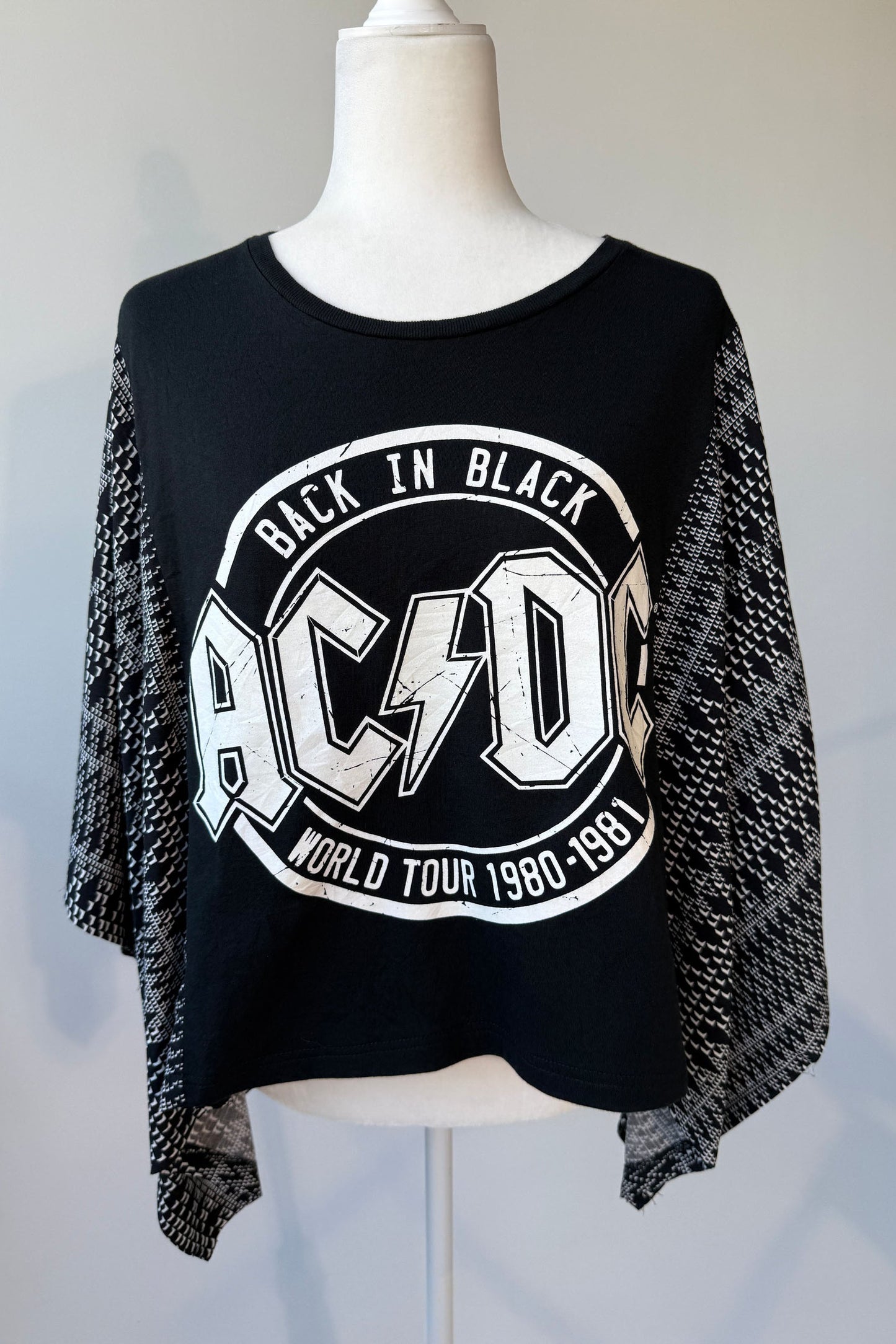 AC/DC Mix & Match Tee Black Aztec