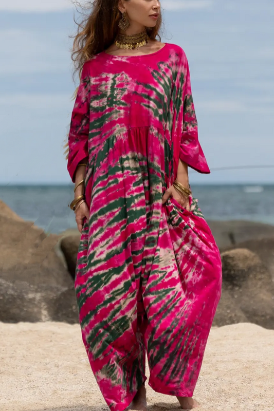 Dragonfruit Wave Jumpsuit
