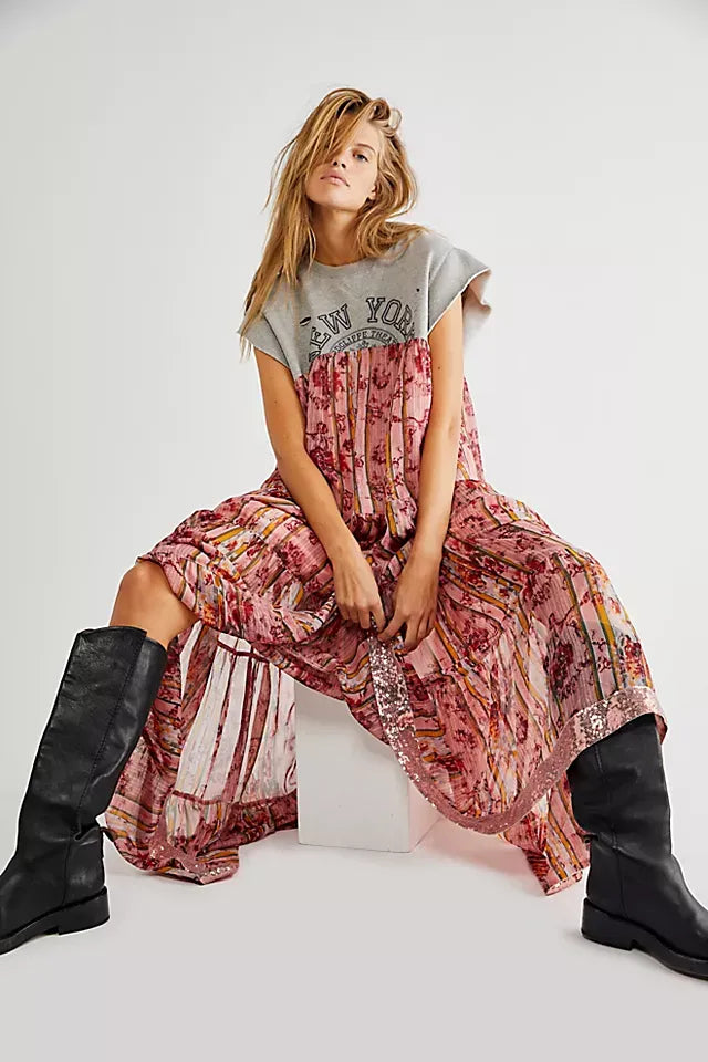 Wallpaper Maxi Dress