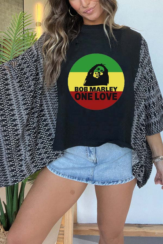Bob Marley One Love Mix & Match Tee(No Patch)