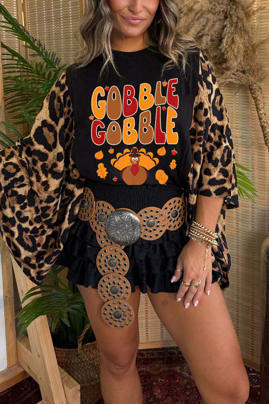 Thanksgiving Day Print Mix & Match Tee(No Patch)