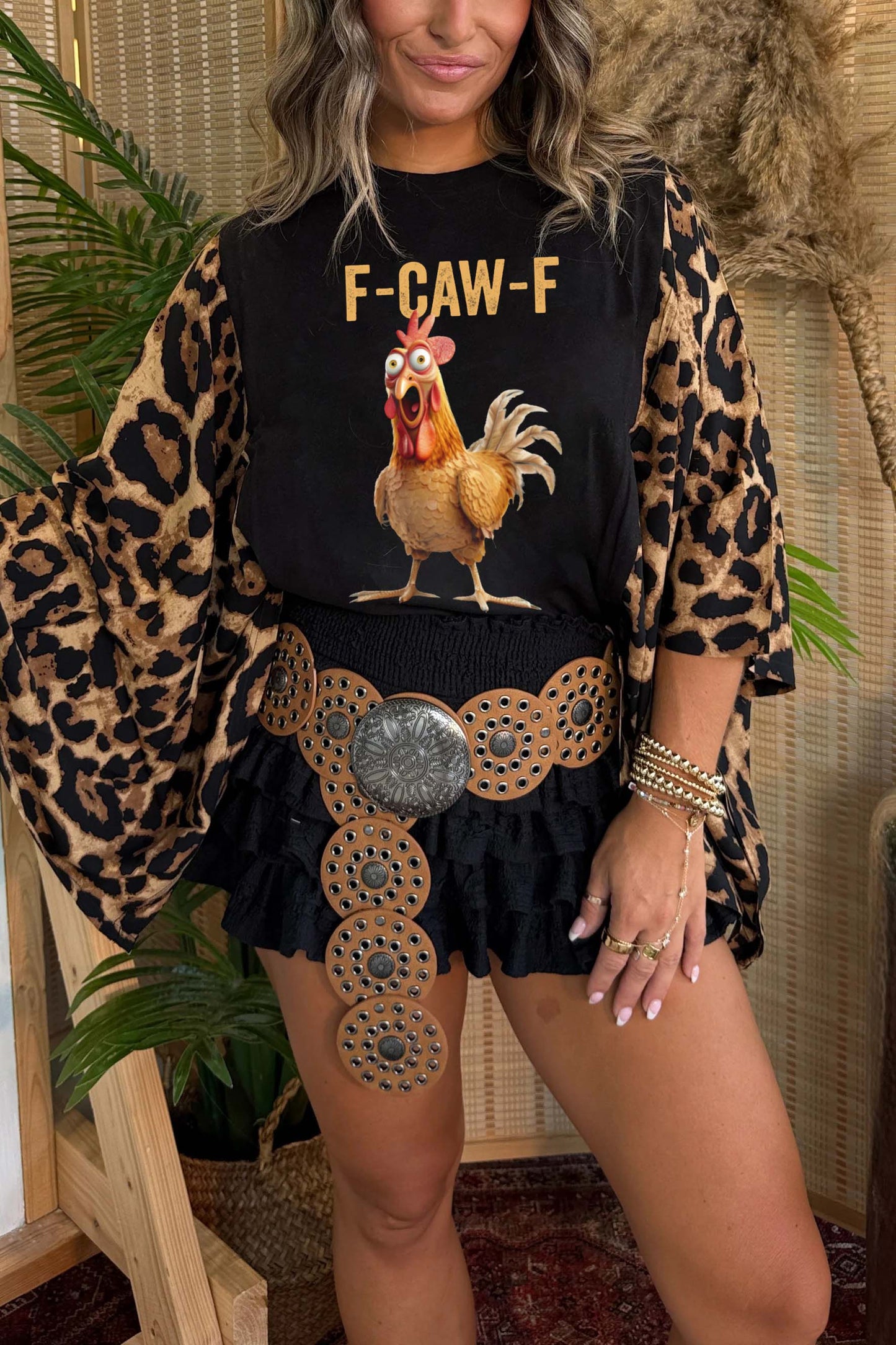F-Caw-F Print Mix & Match Tee(No Patch)