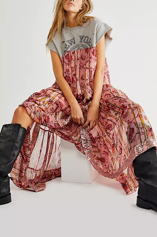 Wallpaper Maxi Dress