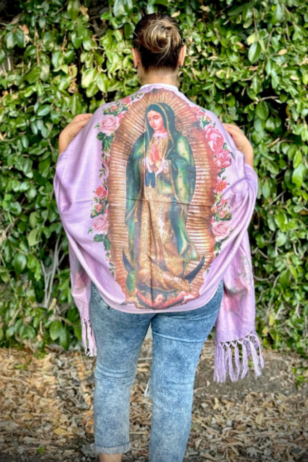 Floral Shawl from Mexico