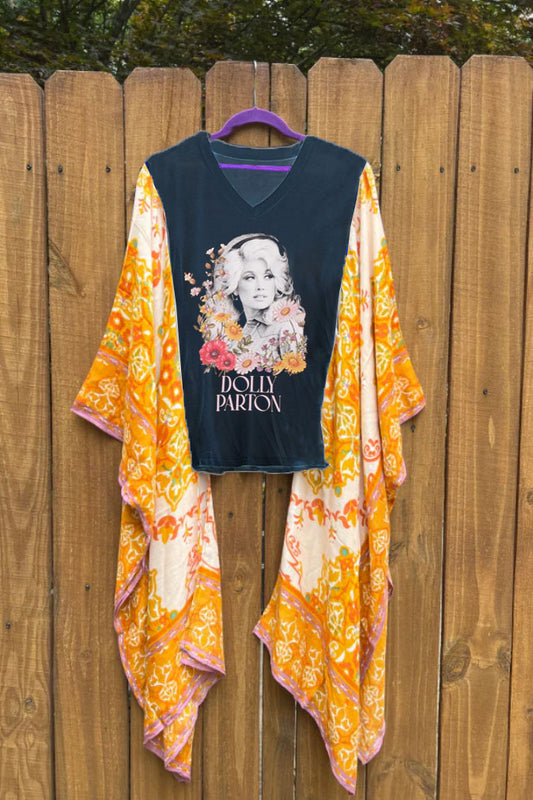Dolly Parton V-neck Mix & Match Tee (No Patch)