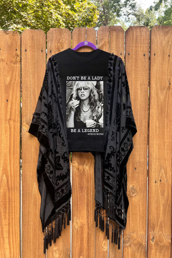 Don't Be A Lady Be A Legend Mesh Mix & Match Tee