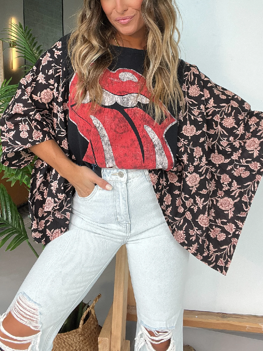 The Rolling Stones Mix & Match Tee Black