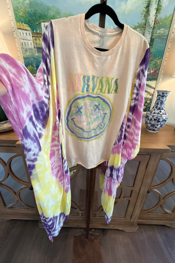 Roper Band Tee NIRVANA Print Mix & Match Tee(No Patch)