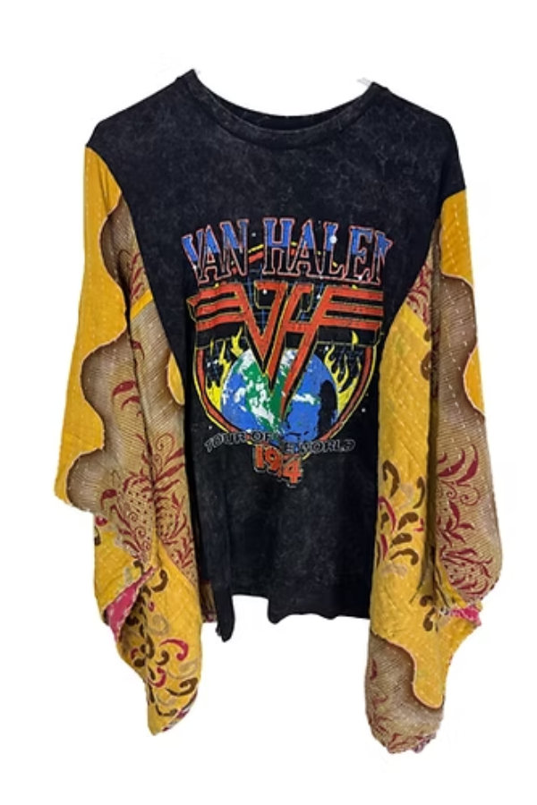 Van Halen Band Patetrn t Mix & Match Tee(No Patch)