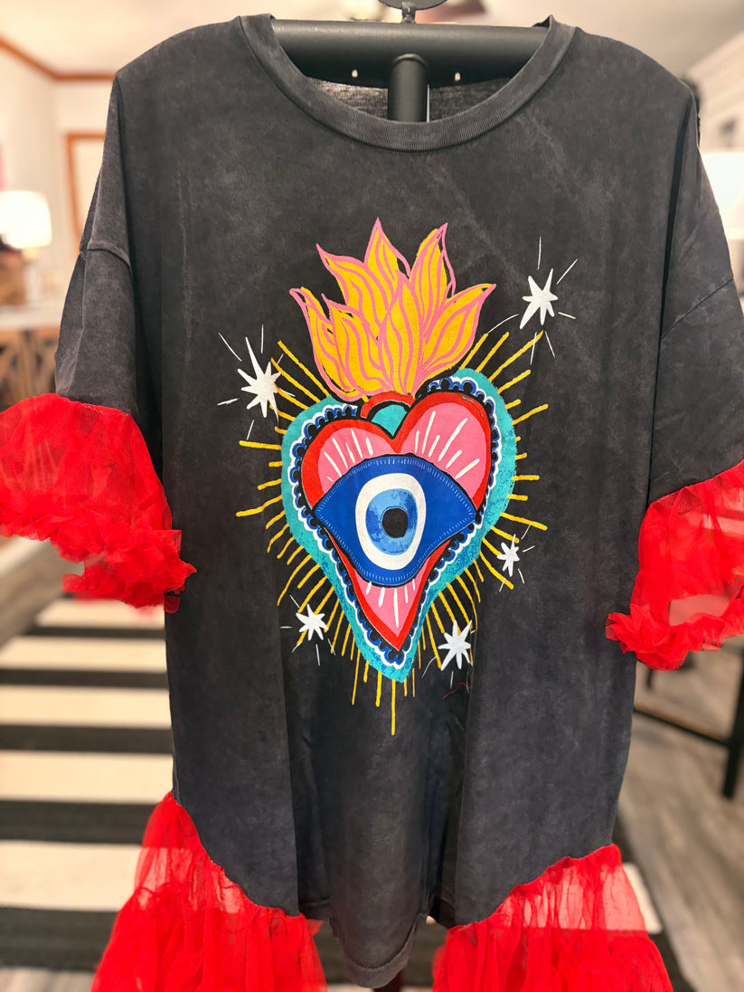 Rock Princess Upcycled Tee