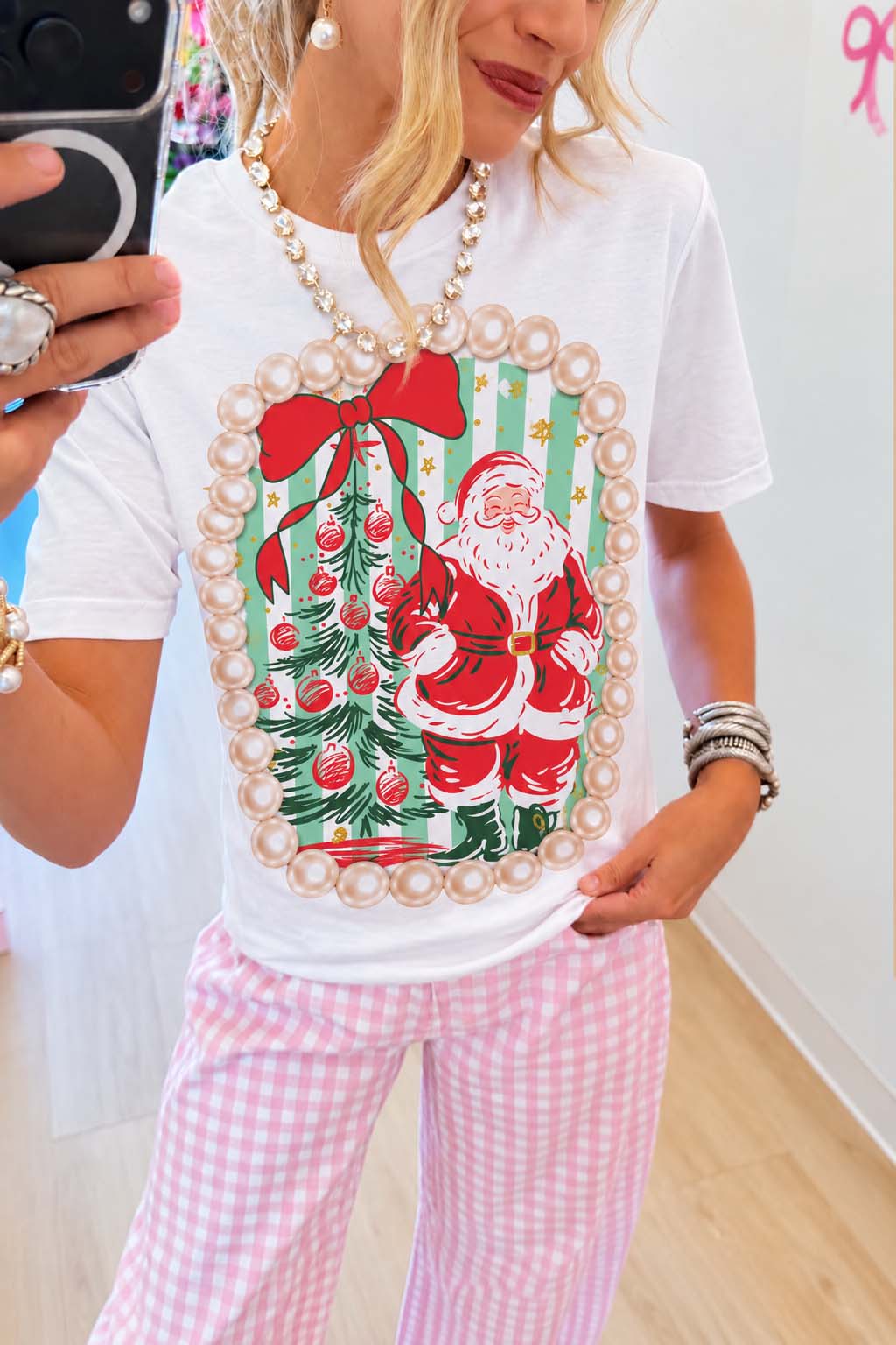 Pearl Santa Tee