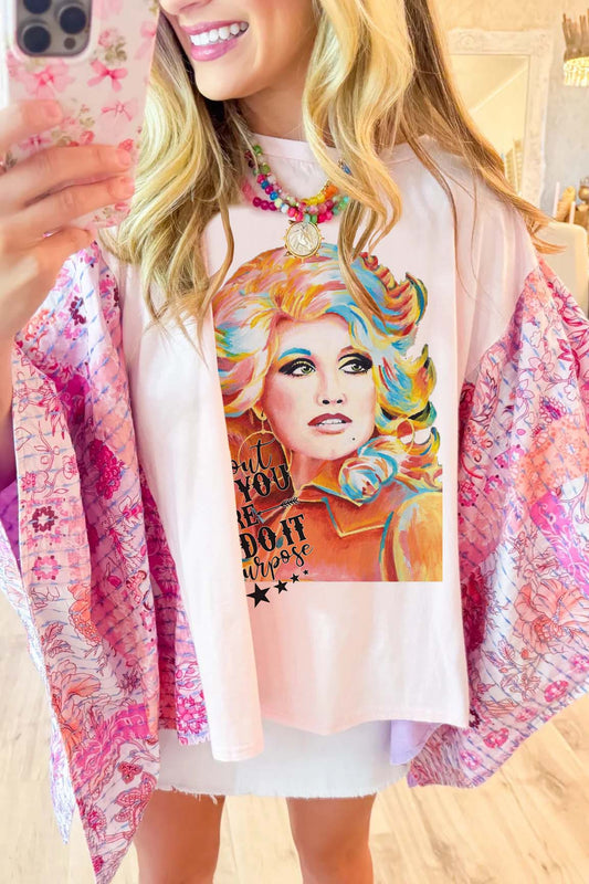 Dolly Parton Mix & Match Tee(No Patch)