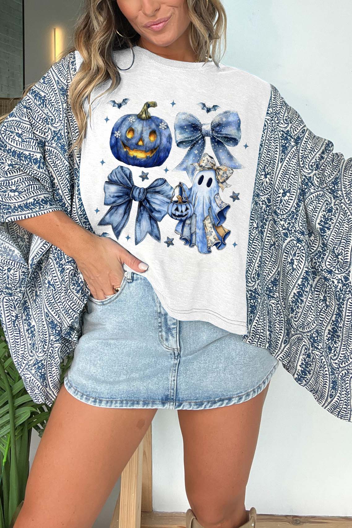 Halloween Print Mix & Match Tee(No Patch)