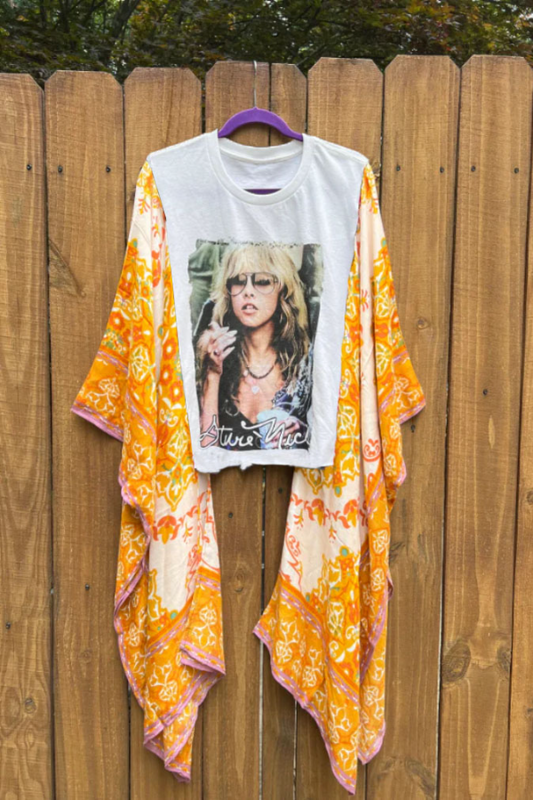 Don't Be a Lady Be aLegend Stevie Nicks Mix & Match Tee (No Patch)