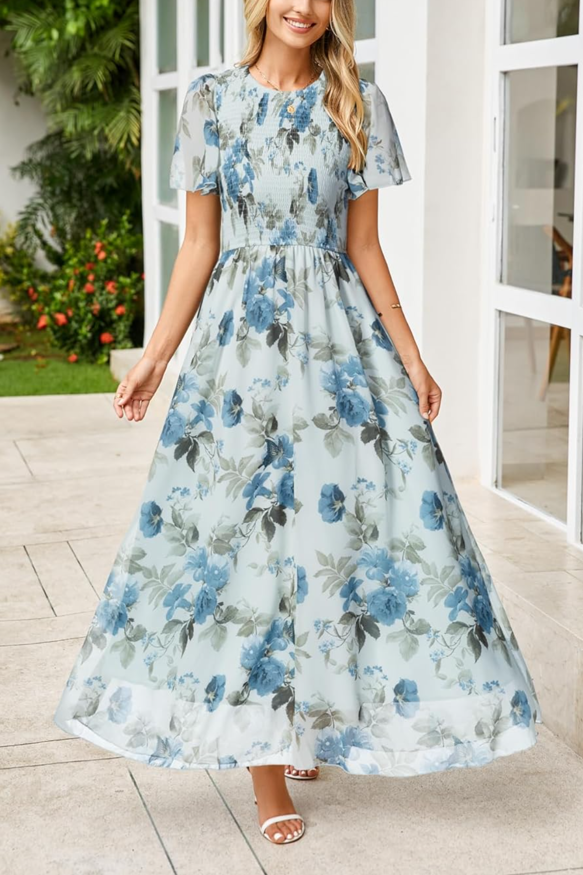 Women's Floral Print Dress