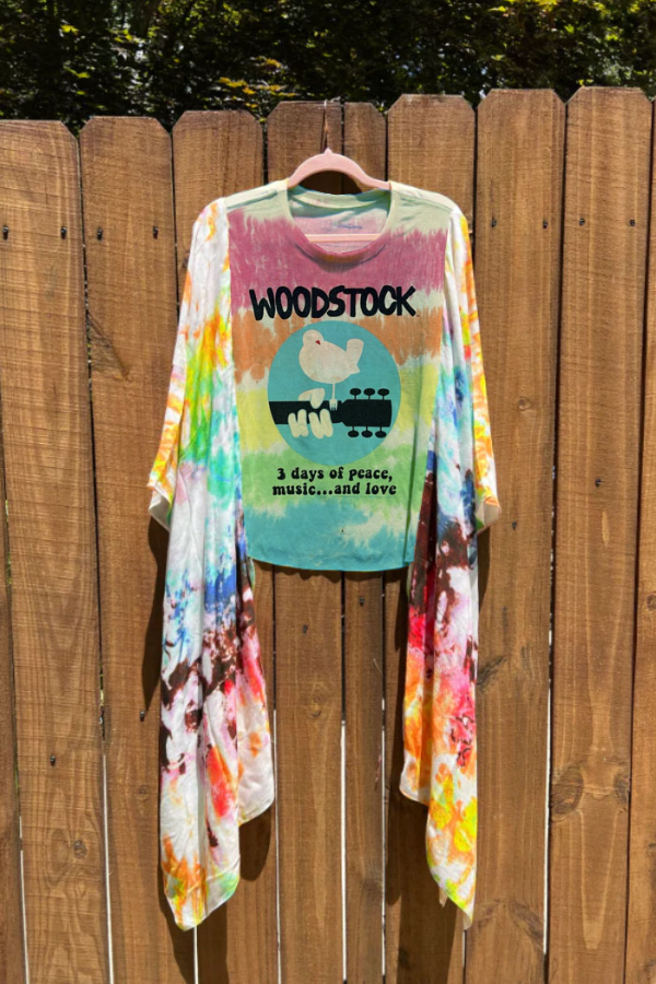 Woodstock Peace Love Music Mix & Match Tee (No Patch)