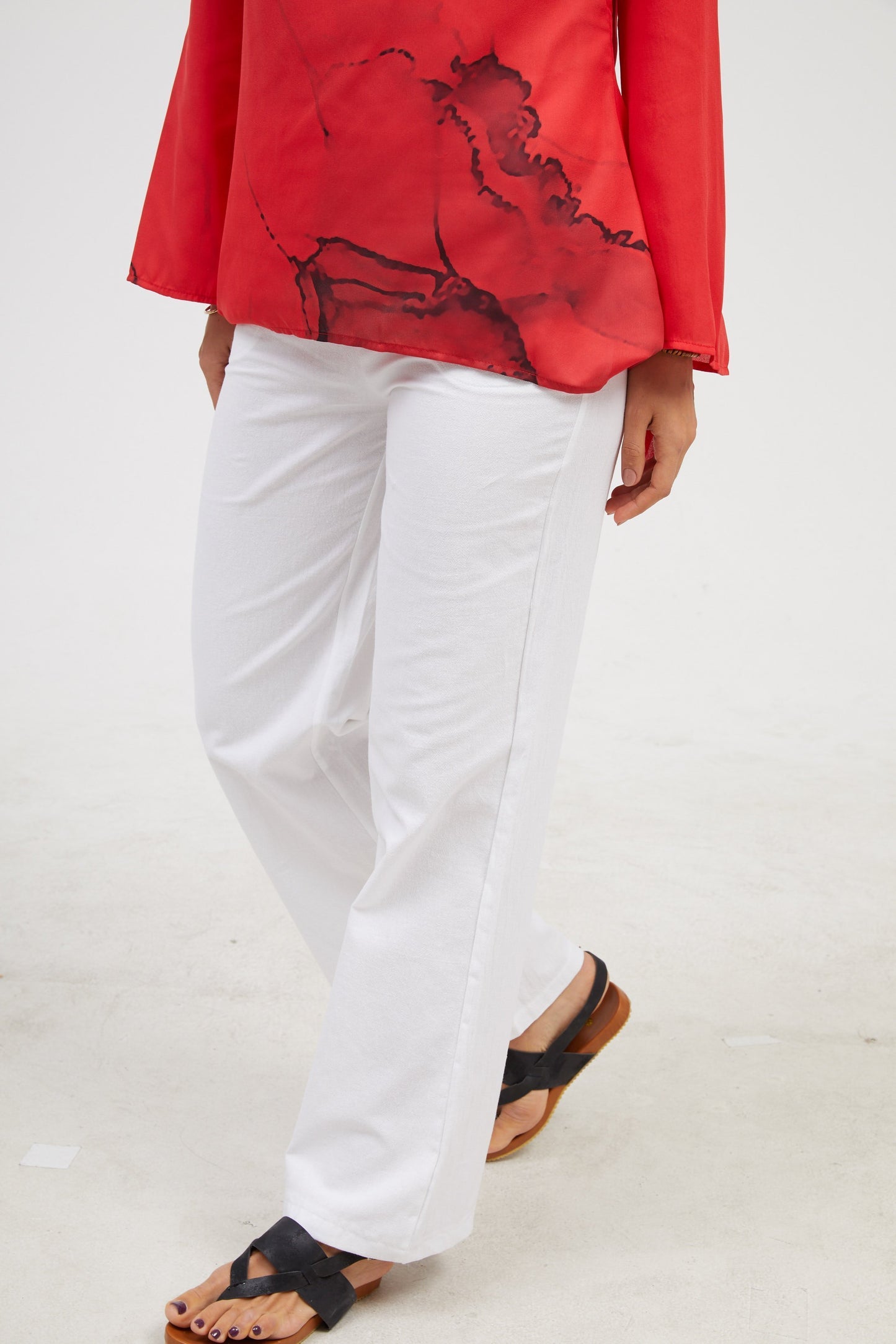 Pantalon uni doux