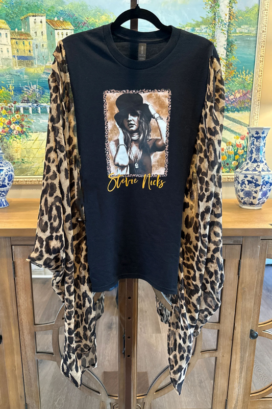 Roper Band Tee Stevie Nicks Print Mix & Match Tee(No Patch)