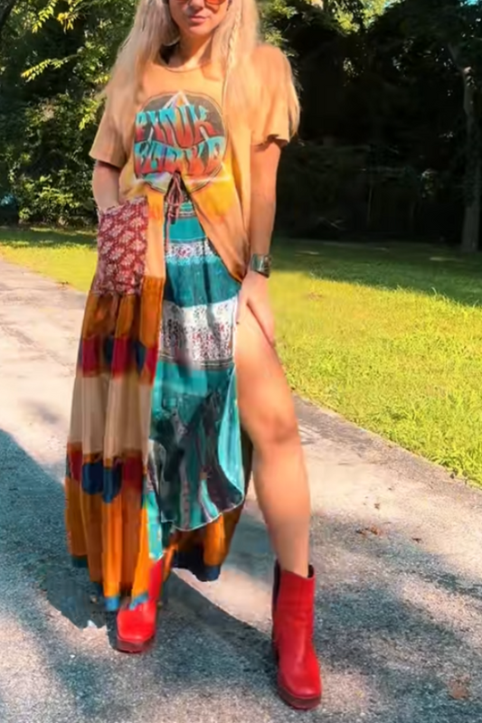 Pink Floyd Double Split Maxi Tee