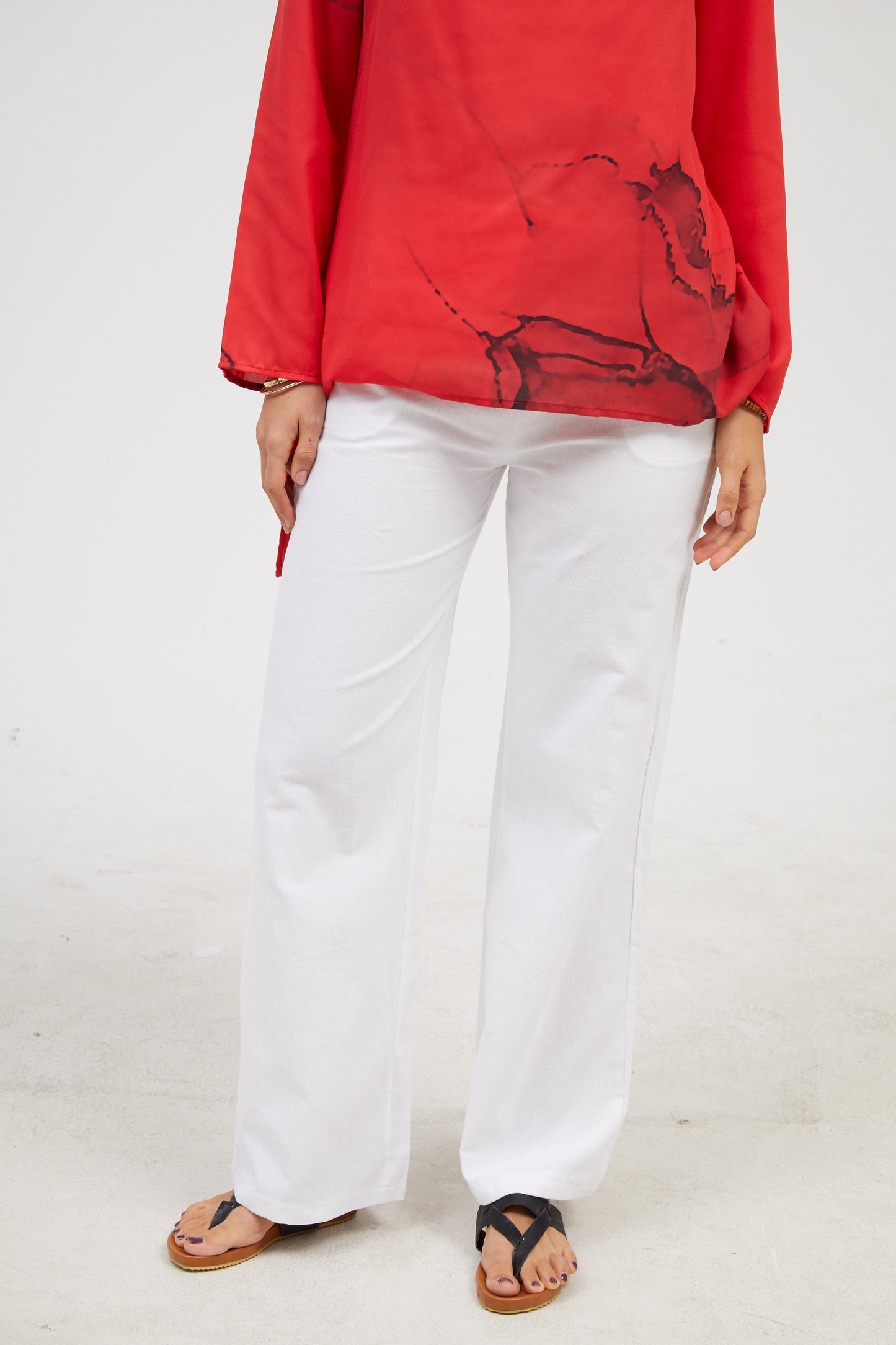 Pantalon uni doux