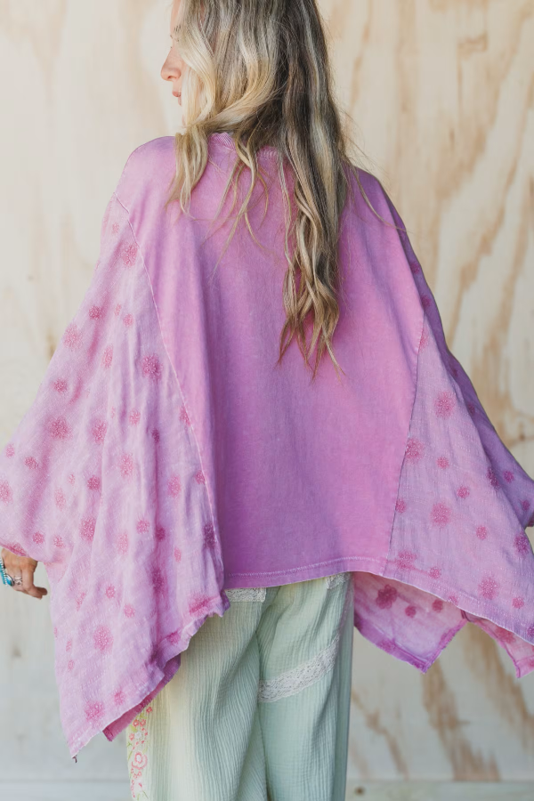 Peace Within Kimono Sleeve Tee Olive
