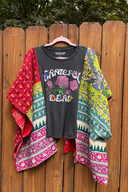 GRATEFUL DEAD floral Mix & Match Tee