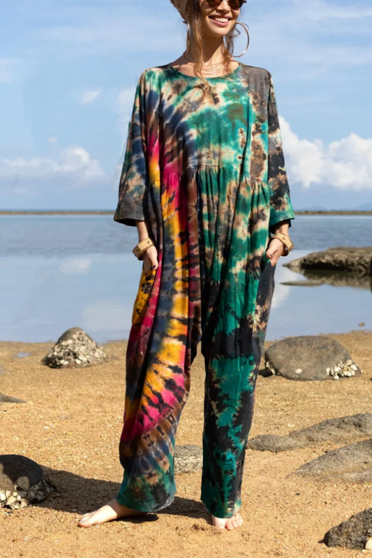 Jungle Twilight Boho Romper Jumpsuit