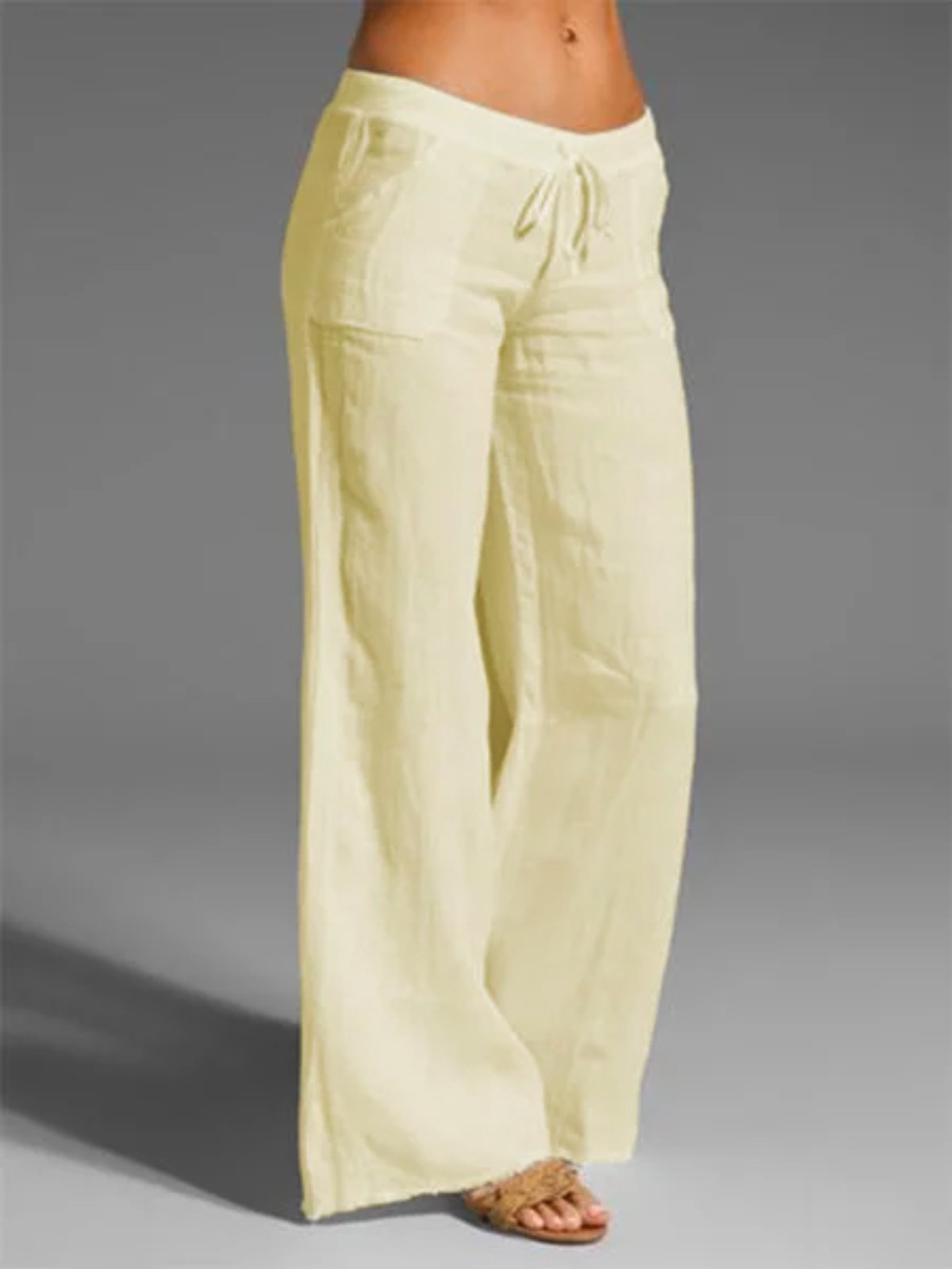 Pantalon uni doux
