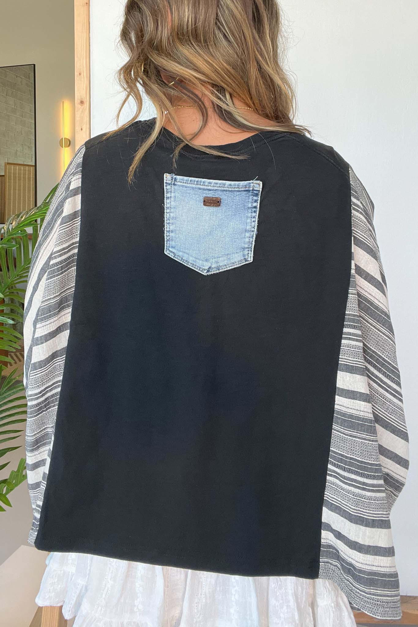 AC/DC Mix & Match Tee Black Stripe