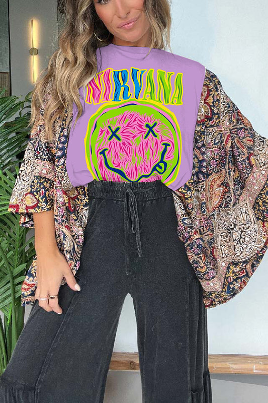 Nirvana Print Mix & Match Tee(No Patch)