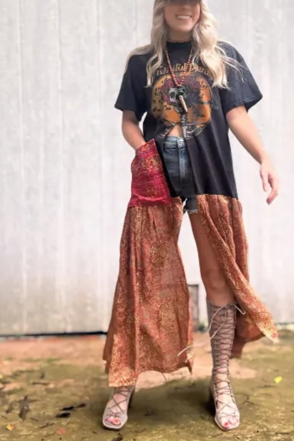 The Grateful Dead Double Split Maxi Tee