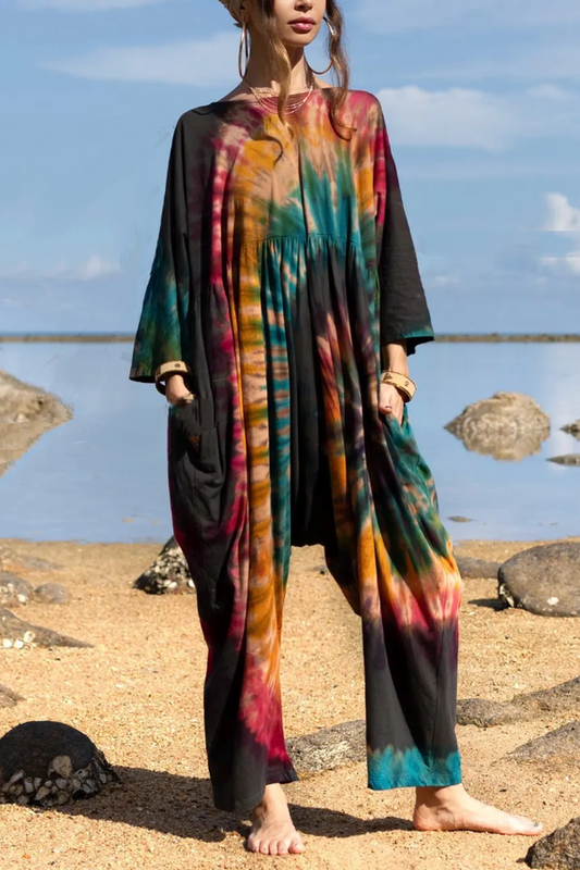 Boho Psychedelic Jumpsuit