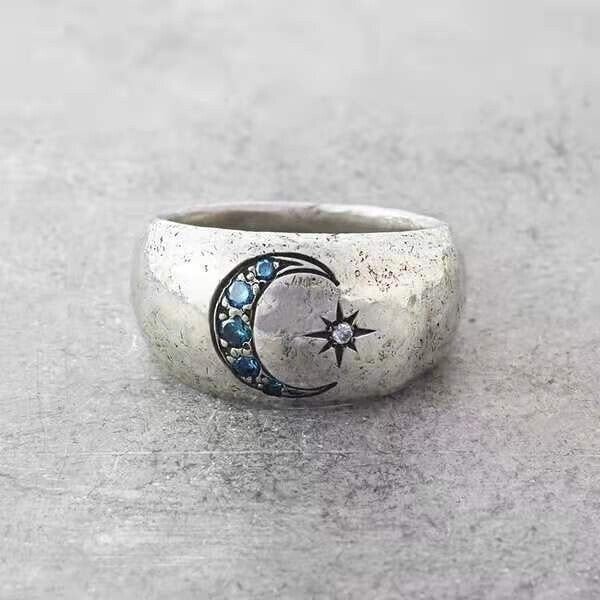 🔥Dernier jour -49% de réduction🎁 Bague Star Moon🌙