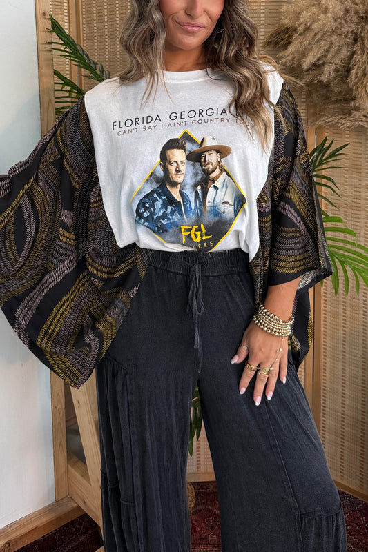 Florida Georgia Line Mix & Match Tee White Multi